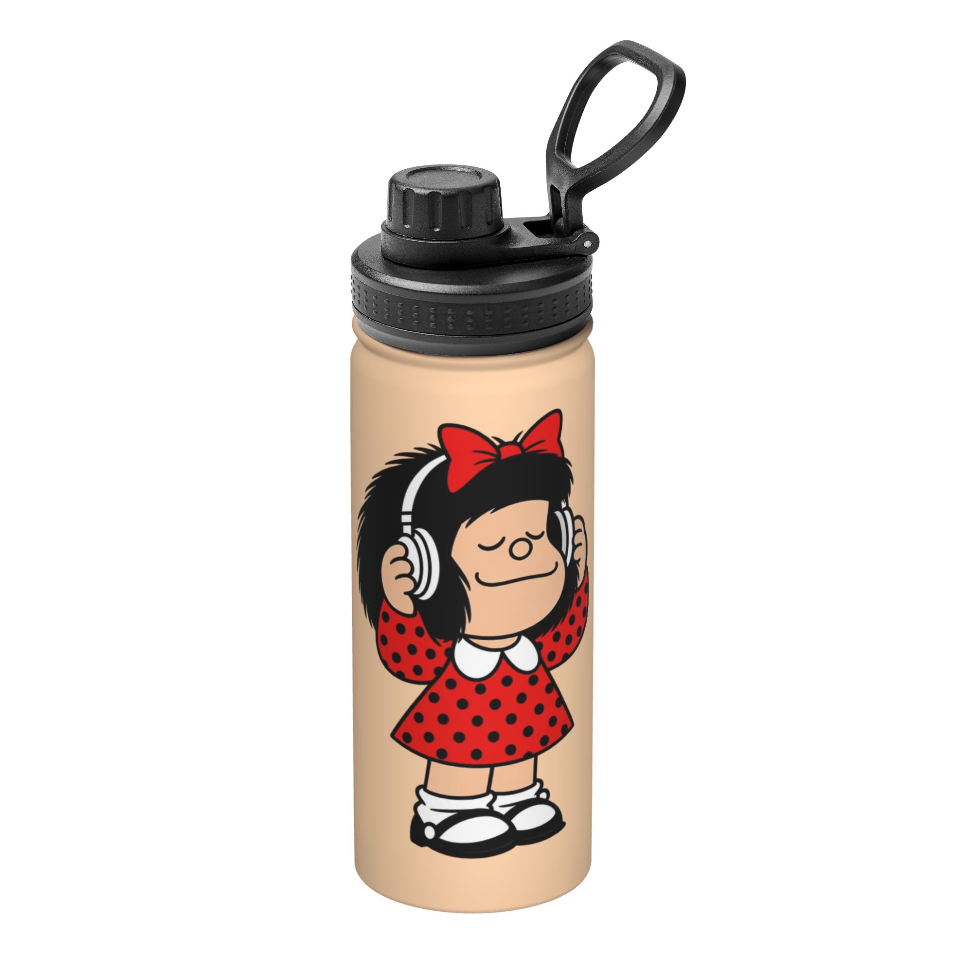 Sports Water Bottle Insulated - Borraccia Termica Sportiva Cartoon M-Mafaldas 18OZ,