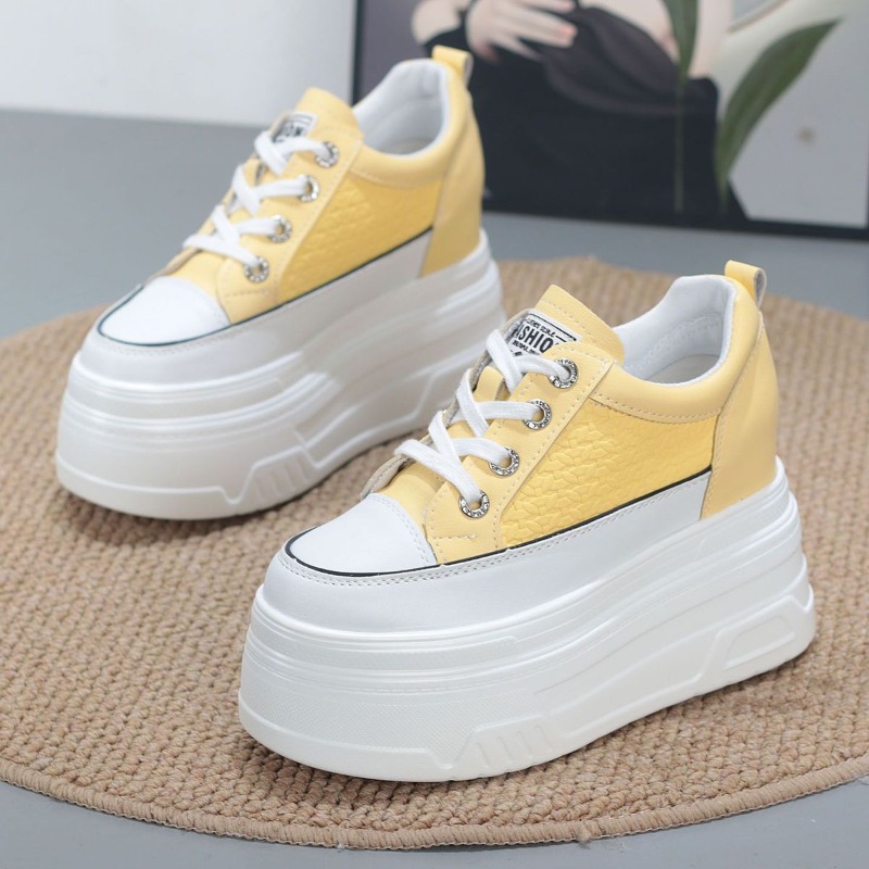 Skateboard - Nuove Sneakers Vulcanizzate con Zeppa e