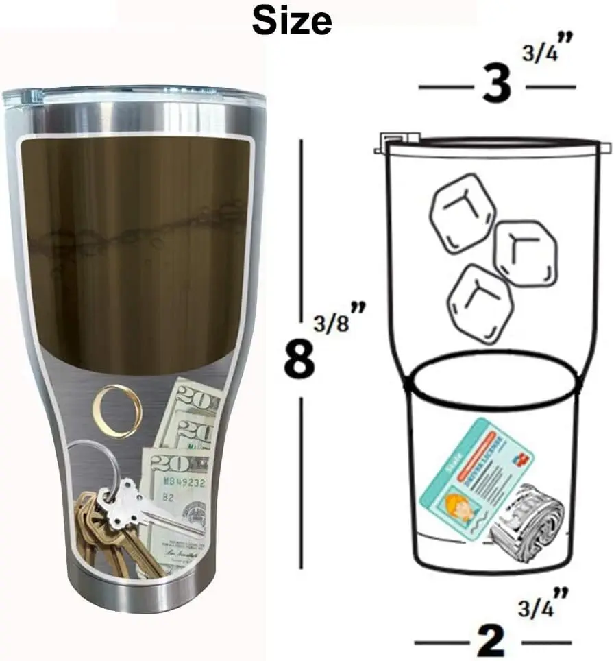 Sports Water Bottle Insulated - Cassetta di sicurezza nascosta Tazza da