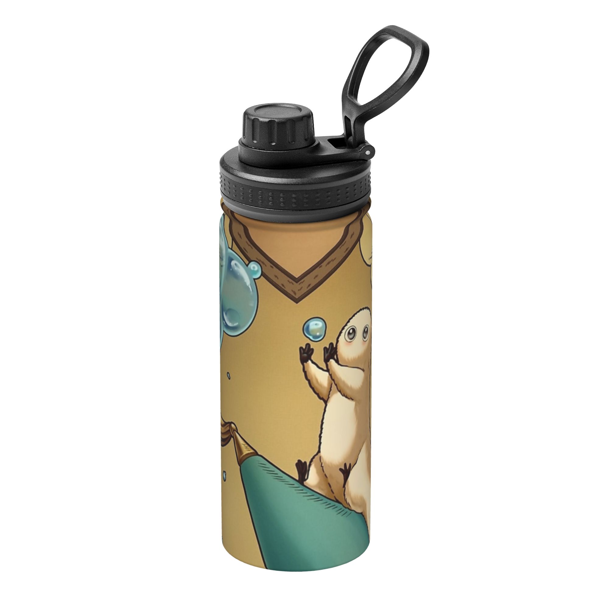 Sports Water Bottle Insulated - Brushbuddy Witch Hat Atelier Anime Borraccia