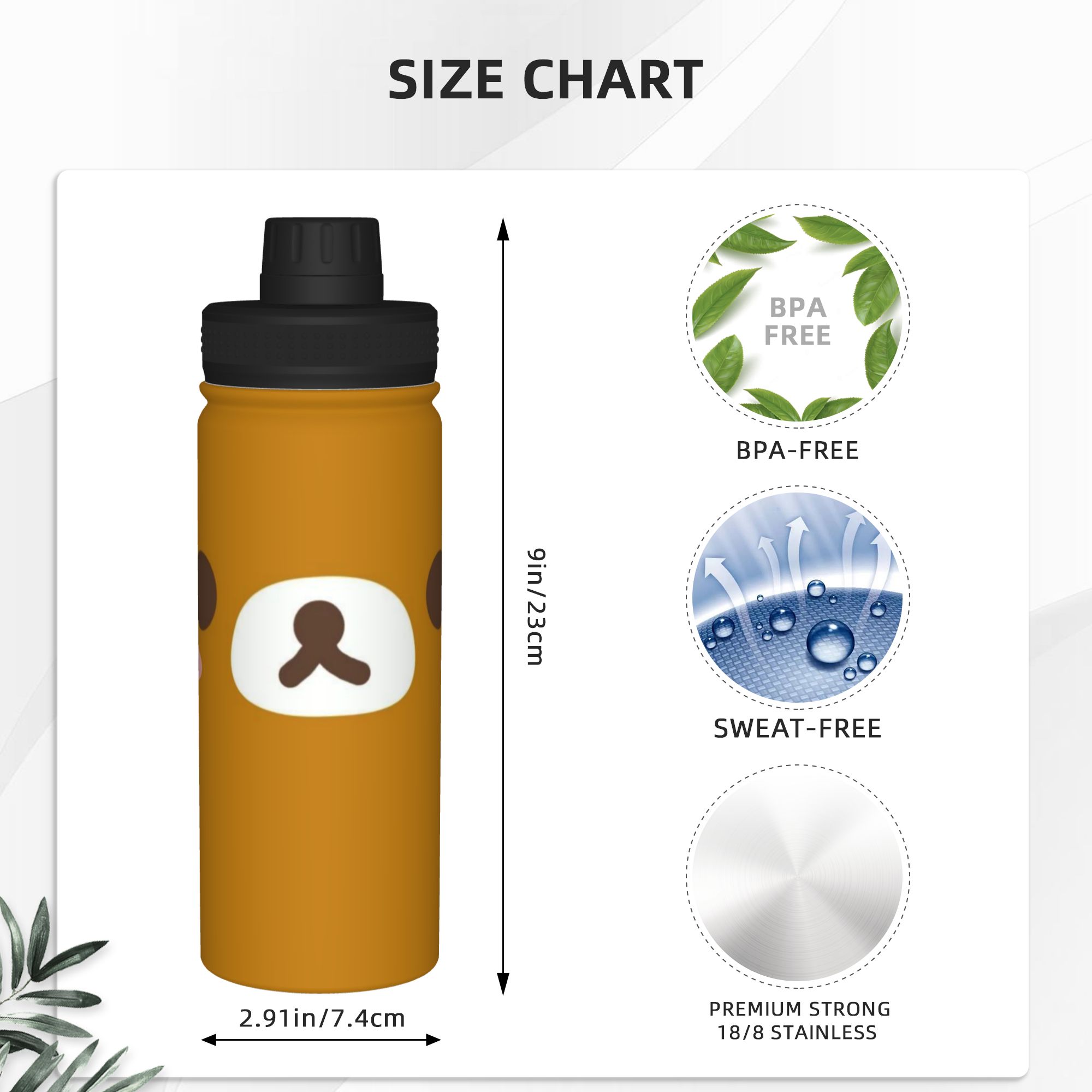 Borraccia sportiva isolata da  - Sports Water Bottle Insulated recensione e prezzo