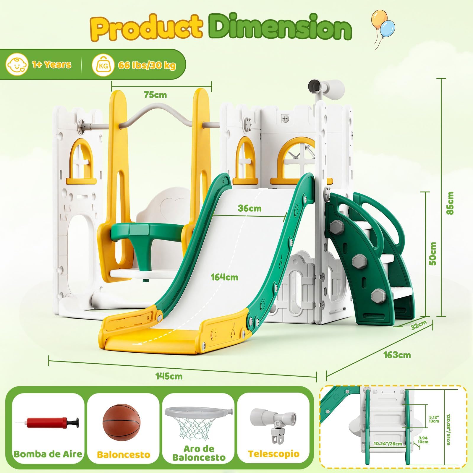 Set 7 in 1 per Bambini: Scivol - Basketball Hoop recensione e prezzo